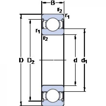 ตลับลูกปืน 6015-2Z SKF