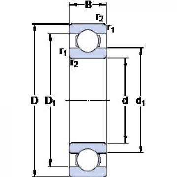 ตลับลูกปืน W 618/8 SKF