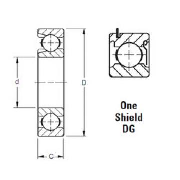 ตลับลูกปืน 208WDG Timken