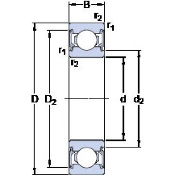 ตลับลูกปืน 6201-2RSLTN9/HC5C3WT SKF