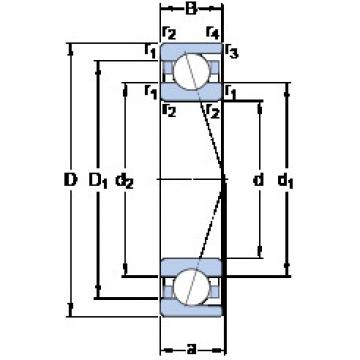 ตลับลูกปืน 71917 ACD/P4A SKF