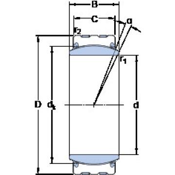 ตลับลูกปืน GEC 380 TXA-2RS SKF