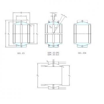 ตลับลูกปืน GEM25ES-2RS SKF