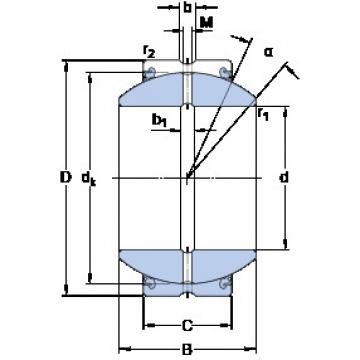 ตลับลูกปืน GEZH 108 ES-2LS SKF