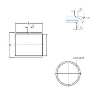 ตลับลูกปืน PCM 161810 E SKF