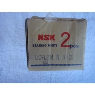 NIB  NSK Bearing Units 2pcs       UCFL204          UCFL204 N AV2S