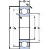 ตลับลูกปืน W 6305-2Z SKF #1 small image