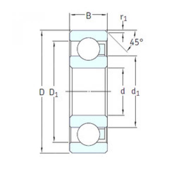 ตลับลูกปืน 16009/HR11TN SKF #1 image