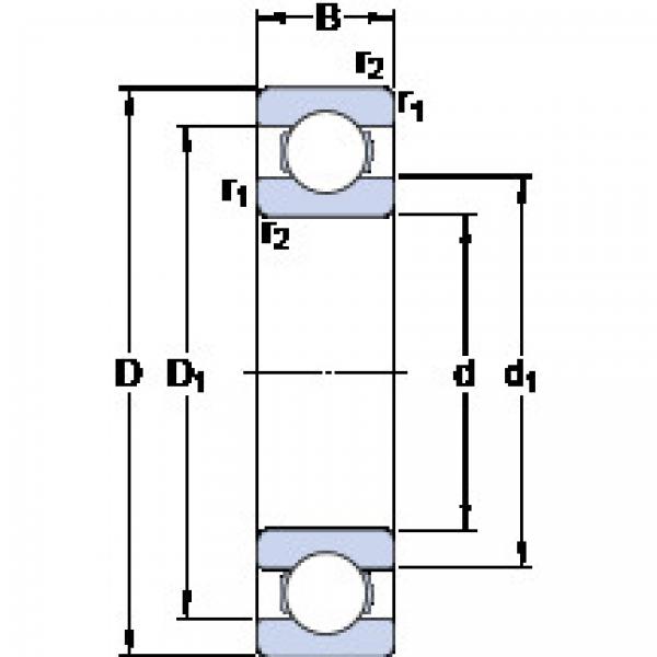 ตลับลูกปืน 618/950 MA SKF #1 image