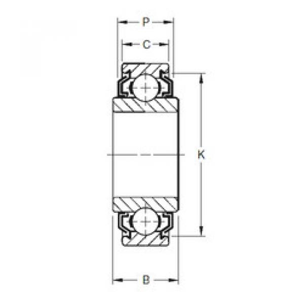 ตลับลูกปืน 38KLL2 Timken #1 image