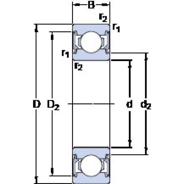 ตลับลูกปืน 6201-2RSLTN9/HC5C3WT SKF #1 image