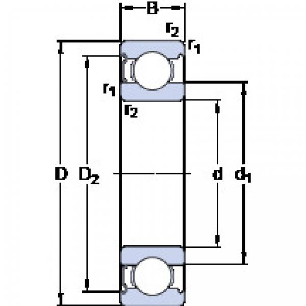 ตลับลูกปืน 6216-Z SKF #1 image