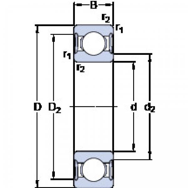 ตลับลูกปืน 61903-2RS1 SKF #1 image