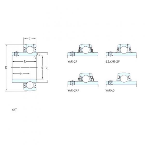 ตลับลูกปืน YAR204-2RF SKF #1 image