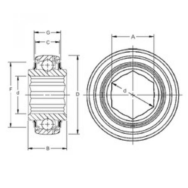 ตลับลูกปืน GW208KRRB5 Timken #1 image