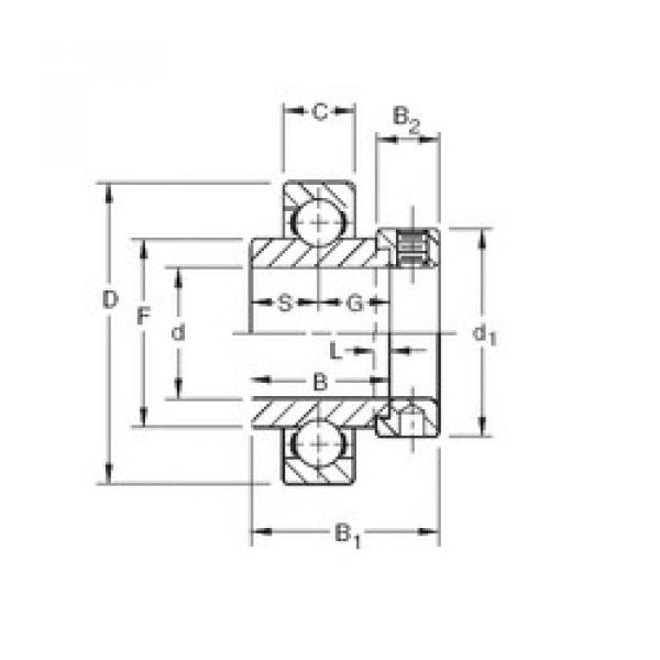 ตลับลูกปืน SMN207K Timken #1 image