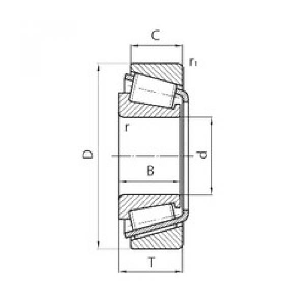 ตลับลูกปืน NP604623/NP577617 Timken #1 image