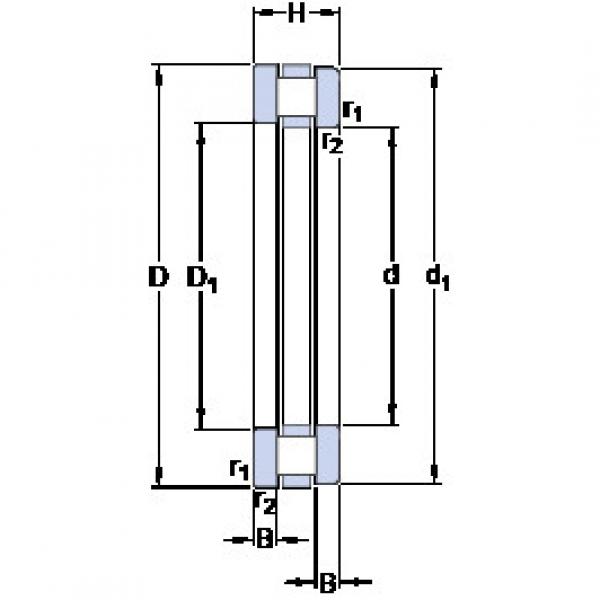 ตลับลูกปืน 81248 M SKF #1 image