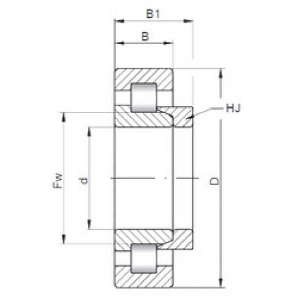 ตลับลูกปืน NH321 E CX #1 image