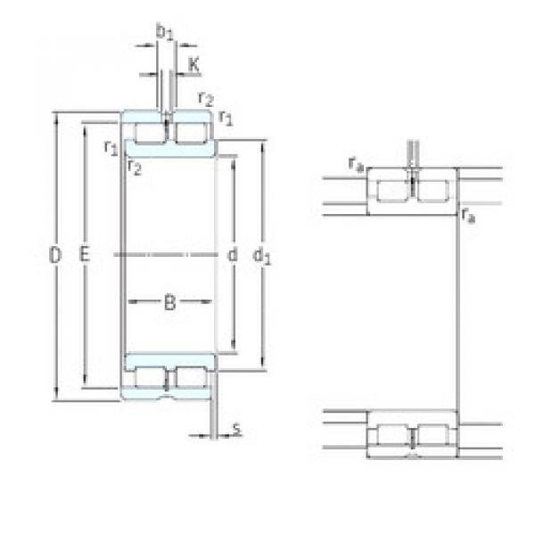 ตลับลูกปืน NNCL4960CV SKF #1 image