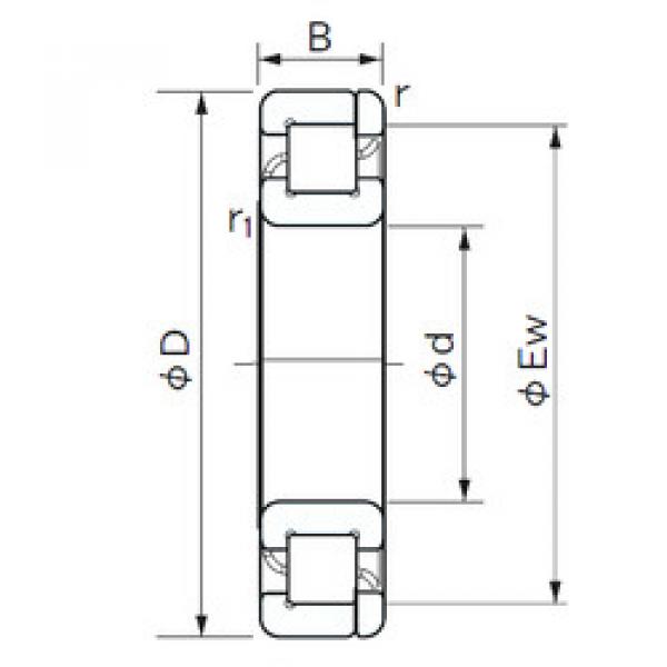 ตลับลูกปืน NP 406 NACHI #1 image