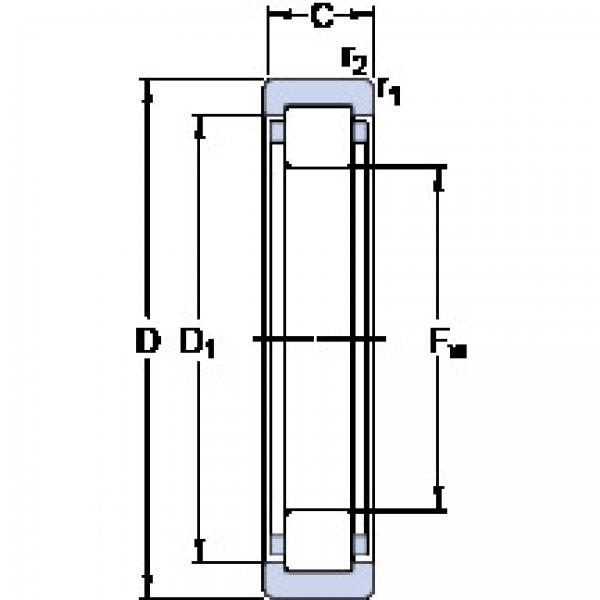 ตลับลูกปืน RNU 2212 ECP SKF #1 image