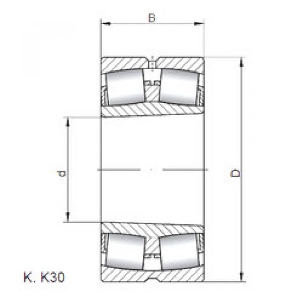 ตลับลูกปืน 21306 KW33 ISO #1 image