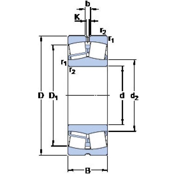 ตลับลูกปืน 21320 E SKF #1 image