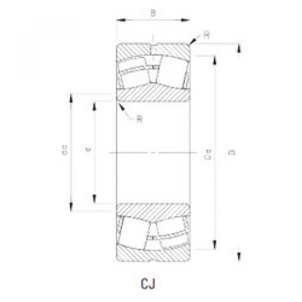 ตลับลูกปืน 22310CJ Timken #1 image