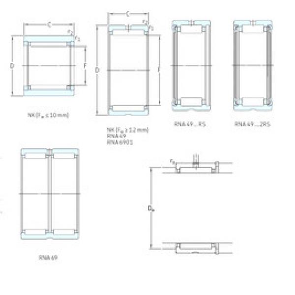 ตลับลูกปืน RNA4824 SKF #1 image