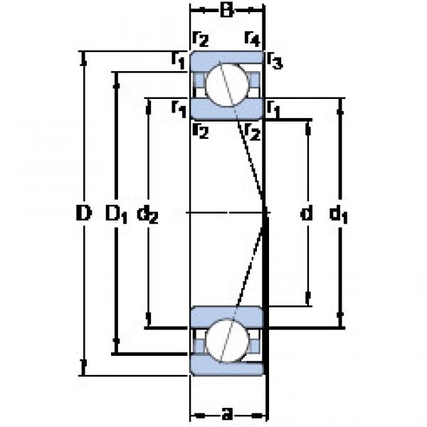 ตลับลูกปืน 7212 ACD/HCP4A SKF #1 image