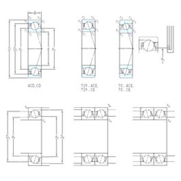 ตลับลูกปืน 71909 ACB/HCP4A SKF #1 image