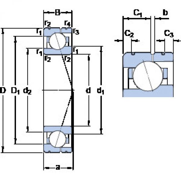 ตลับลูกปืน 71904 CE/P4AL SKF #1 image