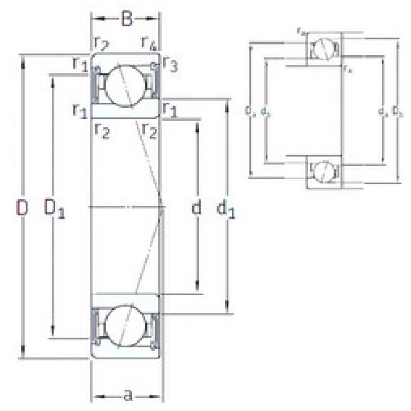 ตลับลูกปืน VEB 85 /S/NS 7CE3 SNFA #1 image