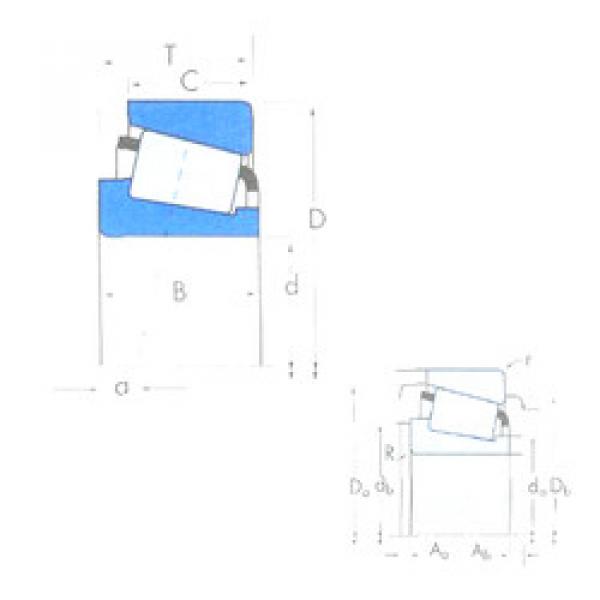 ตลับลูกปืน X32309BM/Y32309BM Timken #1 image