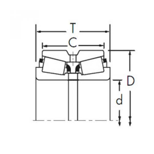 ตลับลูกปืน 358A/353D+X1S-358 Timken #1 image