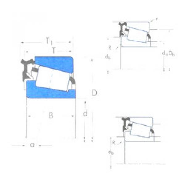 ตลับลูกปืน LM11949/LM11910-LM11900LA Timken #1 image