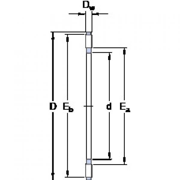 ตลับลูกปืน AXK 150190 SKF #1 image