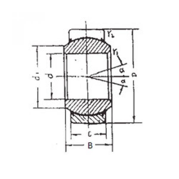 ตลับลูกปืน GEEM20ES-2RS FBJ #1 image