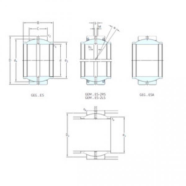 ตลับลูกปืน GEM25ES-2RS SKF #1 image