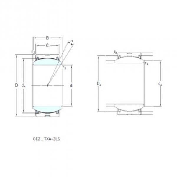 ตลับลูกปืน GEZ106TXE-2LS SKF #1 image