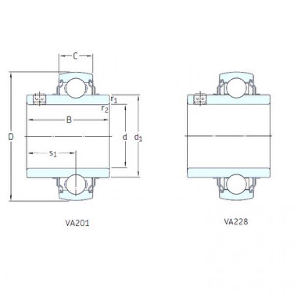 ตลับลูกปืน YAR216-2FW/VA228 SKF #1 image