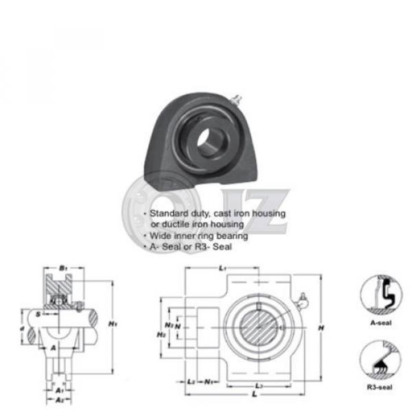 2 in Take Up Units Cast Iron HCT211-32 Mounted Bearing HC211-32+T211 New QTY:1 #2 image