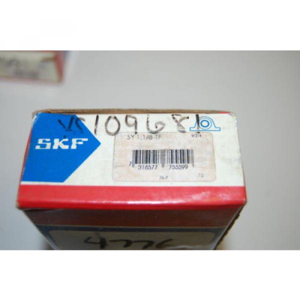 (2) NIB SKF Industrial Manufacturer SY1.1/8 TF Y-Bearing Plummer Block Units #2 image