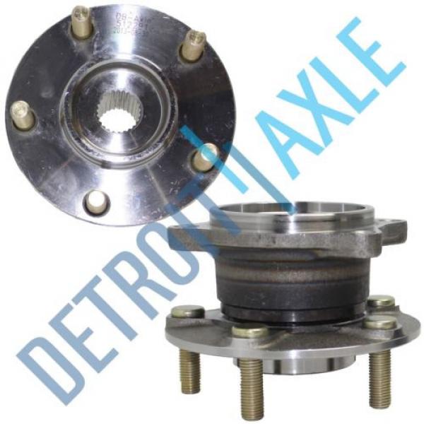 Pair: 2 New REAR Wheel Hub and Bearing Assembly Mitsubishi Endeavor AWD NON-ABS #1 image