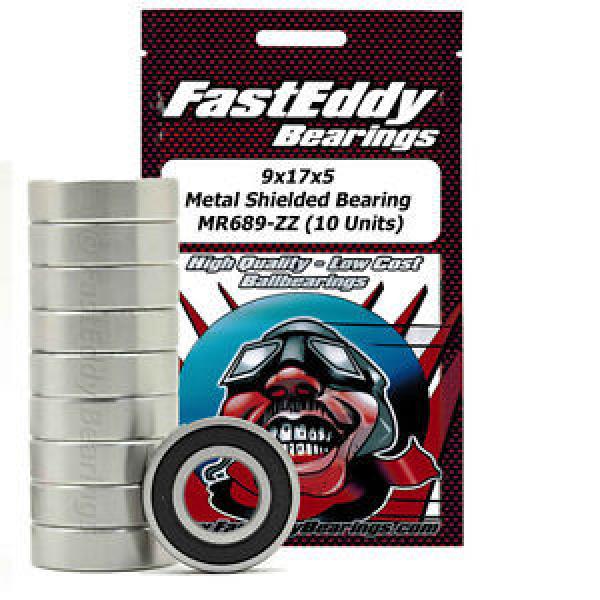 9x17x5 Metal Shielded Bearing MR689-ZZ (10 Units) #1 image